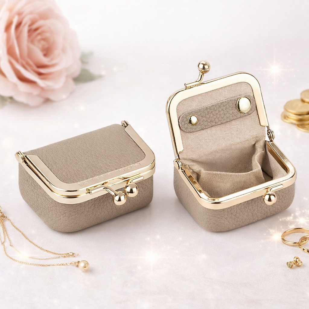 Mini Leather Jewelry Purse