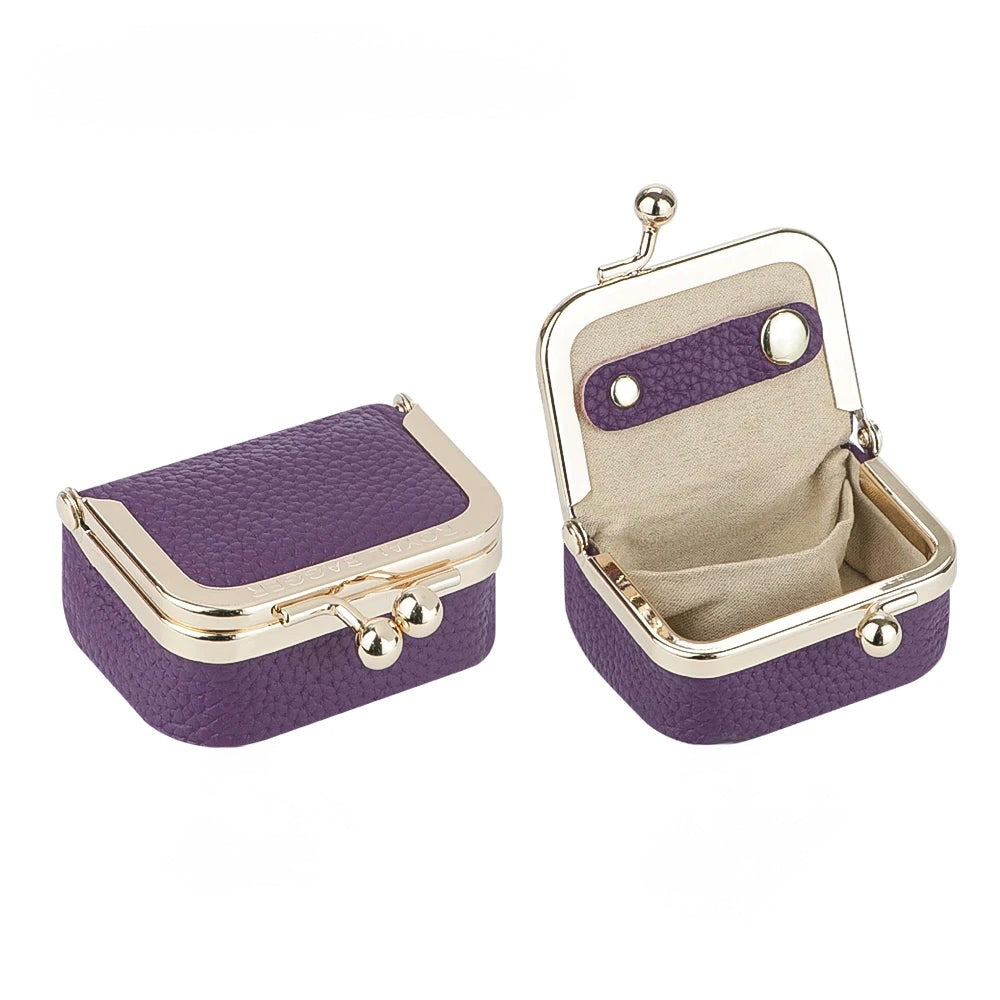 Mini Leather Jewelry Purse