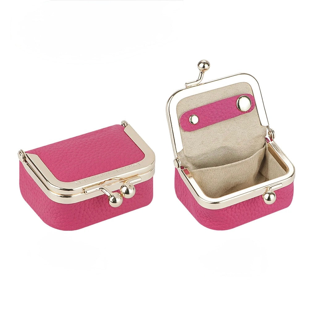 Mini Leather Jewelry Purse