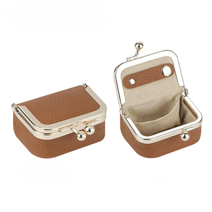 Mini Leather Jewelry Purse