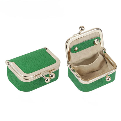 Mini Leather Jewelry Purse