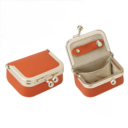 Mini Leather Jewelry Purse